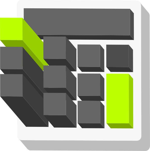 Gray and green bar chart icon highlighting NextoAI's focus on data-driven insights.